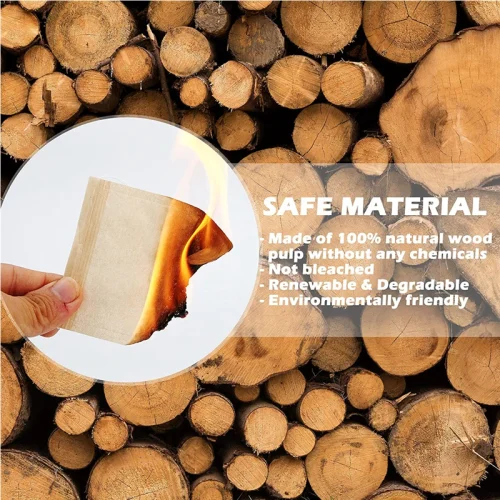 Safe make it yourself biodegradable paper teabags