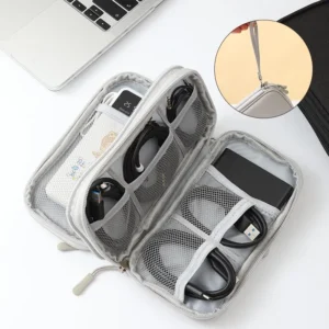 Portable digital storage bag with devices