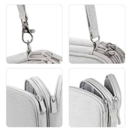 Portable digital storage bag zipper