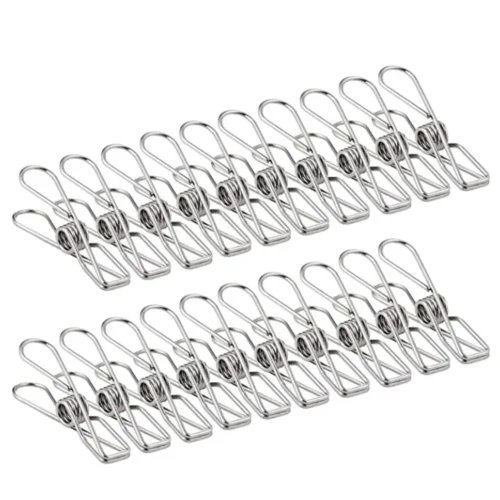 Stainless steel clip pegs