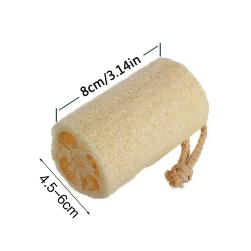 Natural shower loofah size