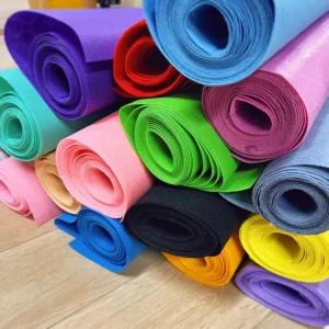 Non-woven fabric felt sheets in rolls