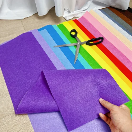 Non-woven fabric felt sheet strips