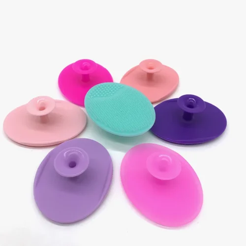 Silicone face cleansing brushes