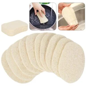 Natural loofah sponge