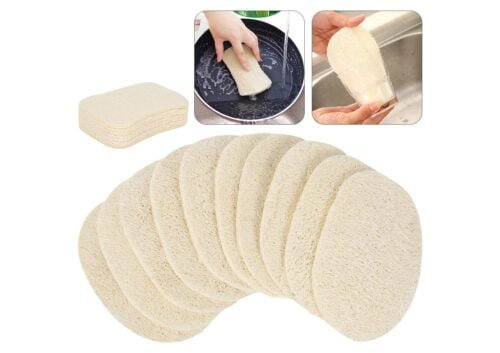 Natural loofah sponge