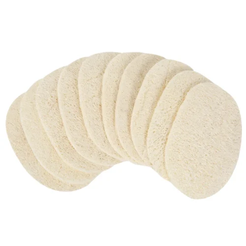 Natural loofah sponges