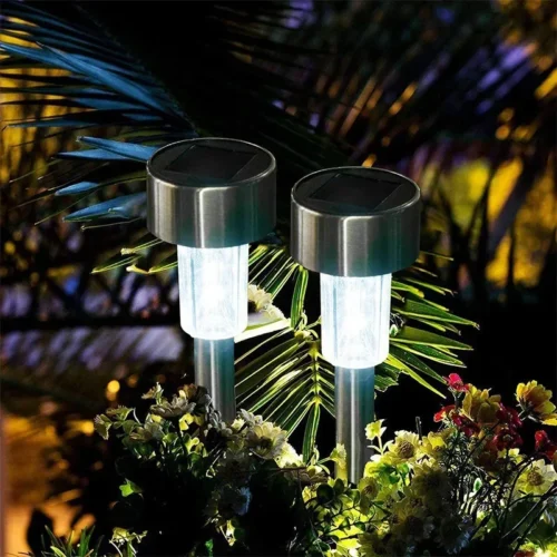 Outdoor stick garden lights