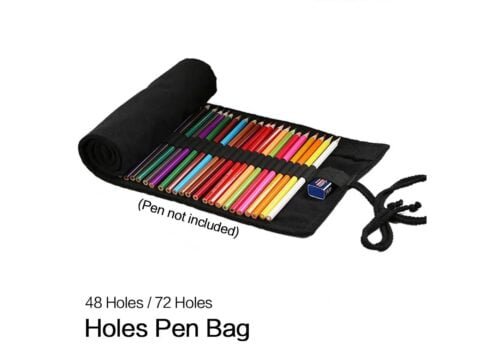 Roll up pencil bag