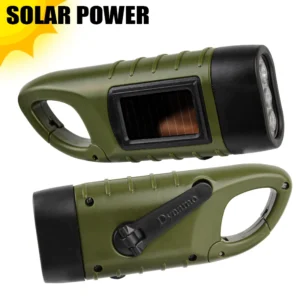 Solar camping torch