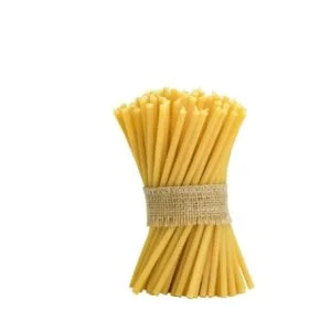 Natural beeswax candles pack