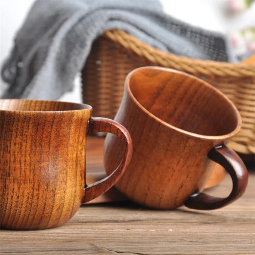 Handcrafted Wooden Cups and Mugs - Image 2